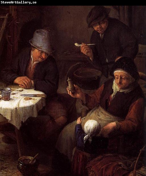 Adriaen van ostade Peasant Family in a Cottage Interior